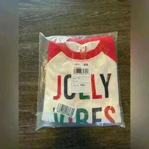 NEW! Pj place kids Jolly Vibes matching Christmas pajamas size 6 kids